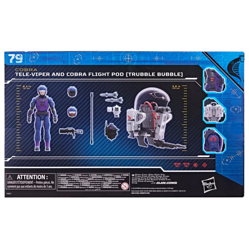 G.I. Joe Classified Series Tele-Viper & Cobra Flight Pod - Trubble Bubble - 79 - Collectables > Action Figures > toys -  Hasbro