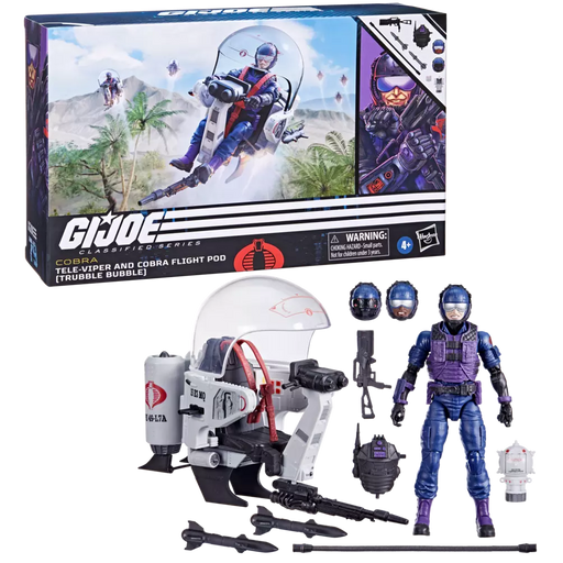 G.I. Joe Classified Series Tele-Viper & Cobra Flight Pod - Trubble Bubble - 79 - Collectables > Action Figures > toys -  Hasbro