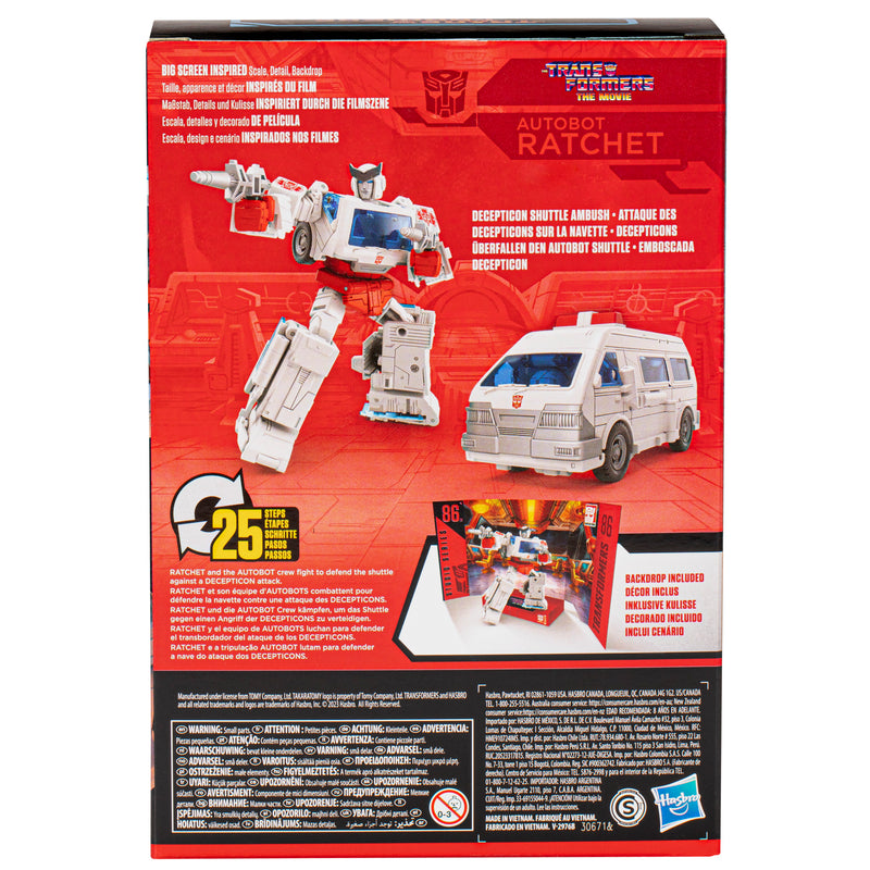 Transformers Studio Series Voyager - 86-23 Autobot Ratchet (preorder Dec/Jan) - Collectables > Action Figures > toys -  Hasbro