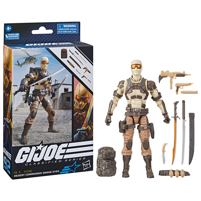 G.I. Joe Classified Series Desert Commando Snake Eyes 92 (preorder Q4) -  -  Hasbro