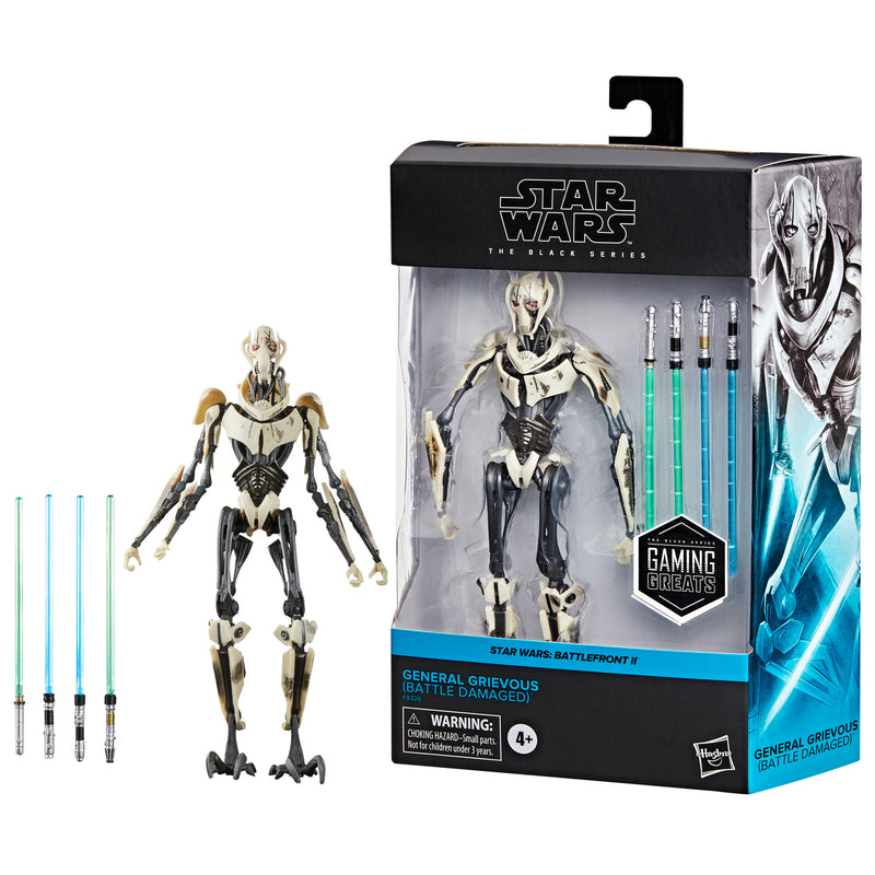 Star Wars The Black Series - Gaming Great - General Grievous - Battle Damaged (preorder Q1 2026) - Collectables > Action Figures > toys -  Hasbro