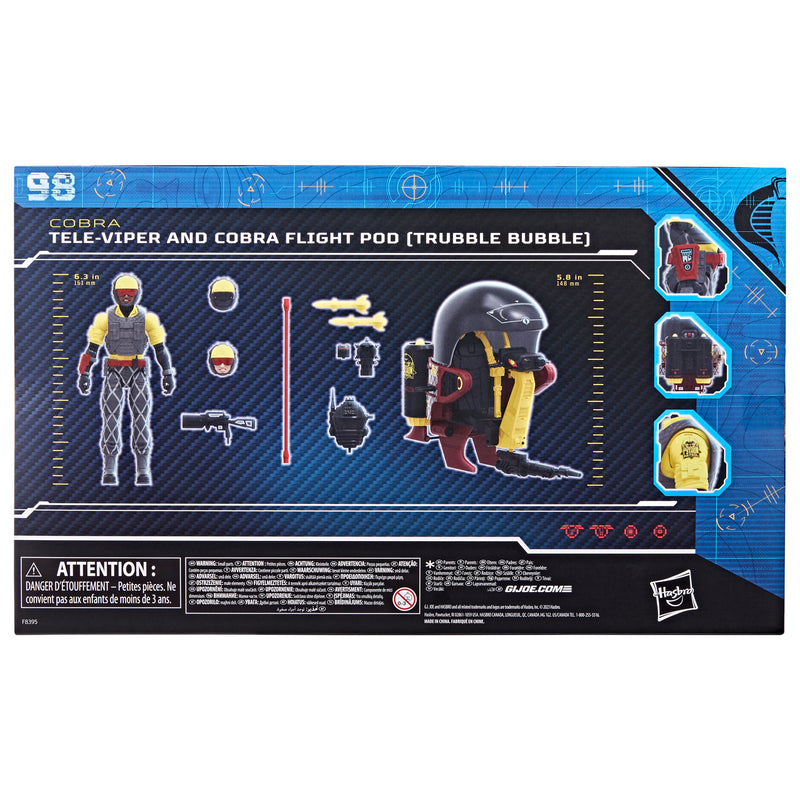 G.I. Joe Classified Series Python Patrol Tele-Viper & Cobra Flight Pod (Trubble Bubble) - Collectables > Action Figures > toys -  Hasbro