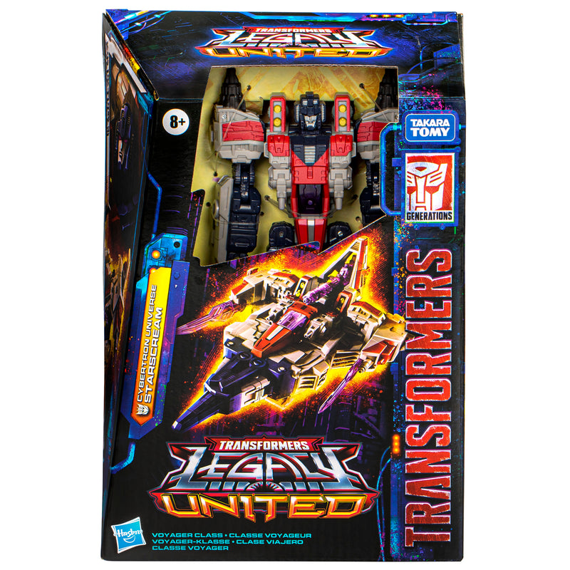 Transformers Legacy United Voyager Class Cybertron Universe Starscream - Action & Toy Figures -  Hasbro
