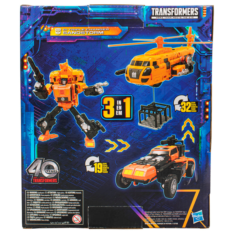 Transformers Legacy United Leader Class G1 Triple Changer Sandstorm - Action & Toy Figures -  Hasbro