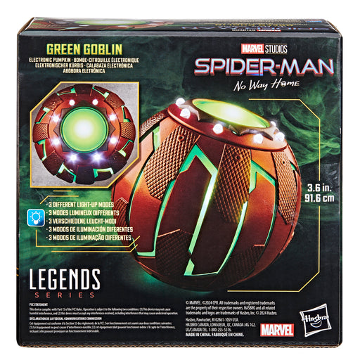 Marvel Legends Series Green Goblin Roleplay Electronic Pumpkin - Collectables > Action Figures > toys -  Hasbro