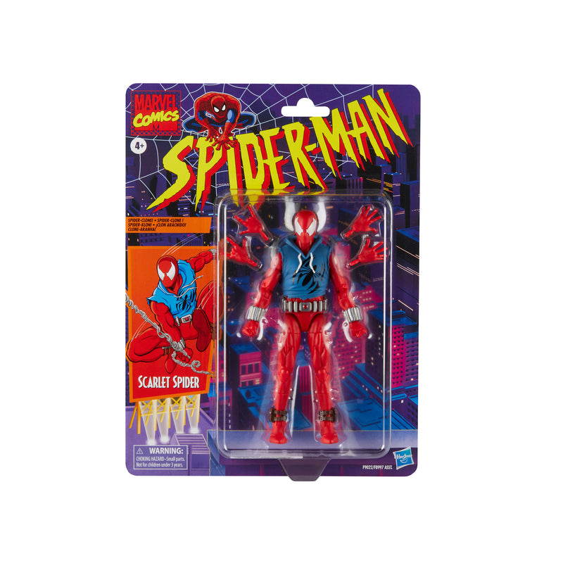 Marvel Legends Series Retro - Scarlet Spider (preorder Q1) - Collectables > Action Figures > toys -  Hasbro