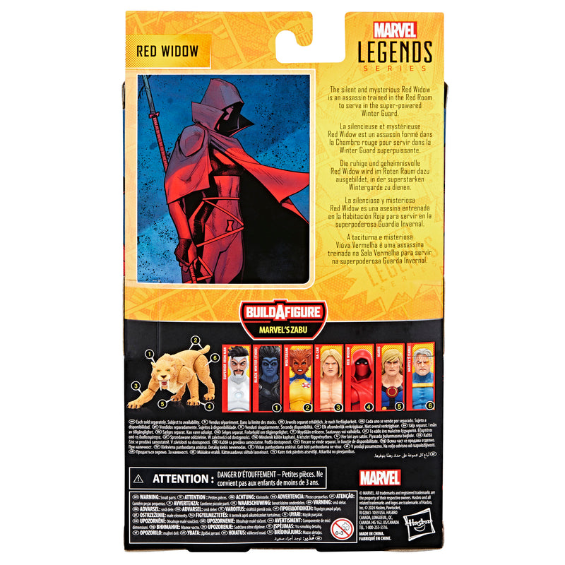 Marvel Legends Series -   Red Widow  - Zabu Baf (preorder June) - Collectables > Action Figures > toys -  Hasbro