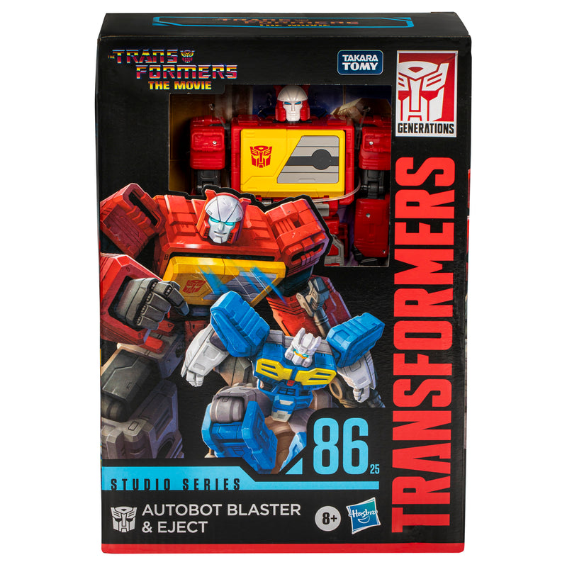 Transformers Studio Series Voyager The Transformers: The Movie 86-25 Autobot Blaster & Eject (preorder Dec) - Collectables > Action Figures > toys -  Hasbro