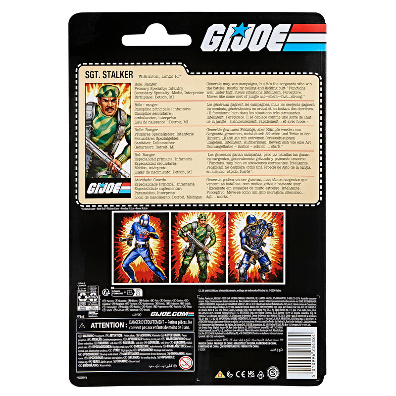G.I. Joe Classified Series Retro Cardback Sgt. Stalker - Collectables > Action Figures > toy -  Hasbro