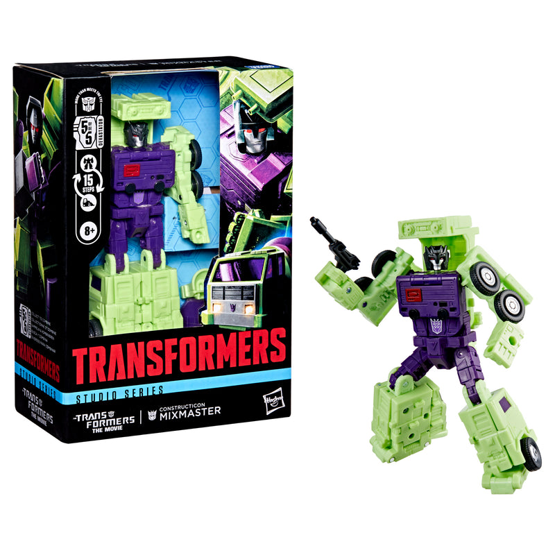 Transformers Studio Series Voyager Class The Transformers: The Movie Constructicon - Mixmaster - Action & Toy Figures -  Hasbro