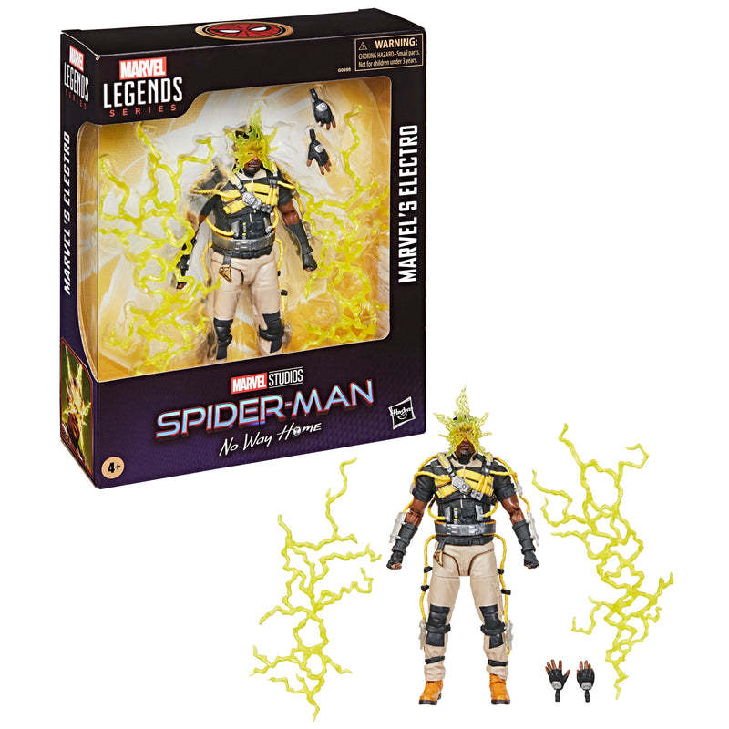 Spider-Man: No Way Home Marvel Legends Electro Deluxe - Collectables > Action Figures > toys -  Hasbro