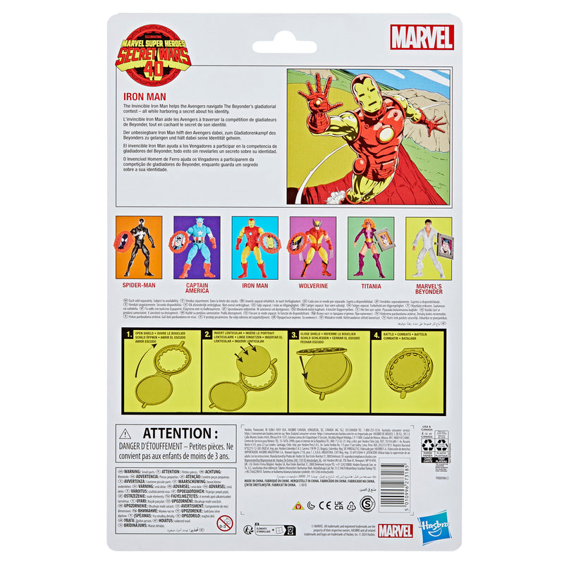 Marvel Legends Series Secret Wars Iron Man - Collectables > Action Figures > toys -  Hasbro
