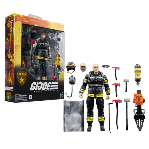 G.I. Joe Classified Series Legacy Collection - Search & Rescue Firefighter (preorder Aug 2025) - Collectables > Action Figures > toys -  Hasbro
