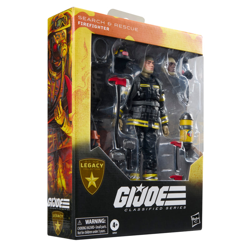 G.I. Joe Classified Series Legacy Collection - Search & Rescue Firefighter (preorder Aug 2025) - Collectables > Action Figures > toys -  Hasbro