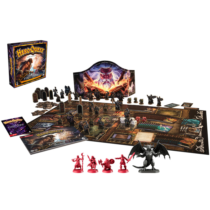 Avalon Hill - HeroQuest  - First Light - Exclusive  (Preorder April 28 - Delayed) - Board Games -  Hasbro