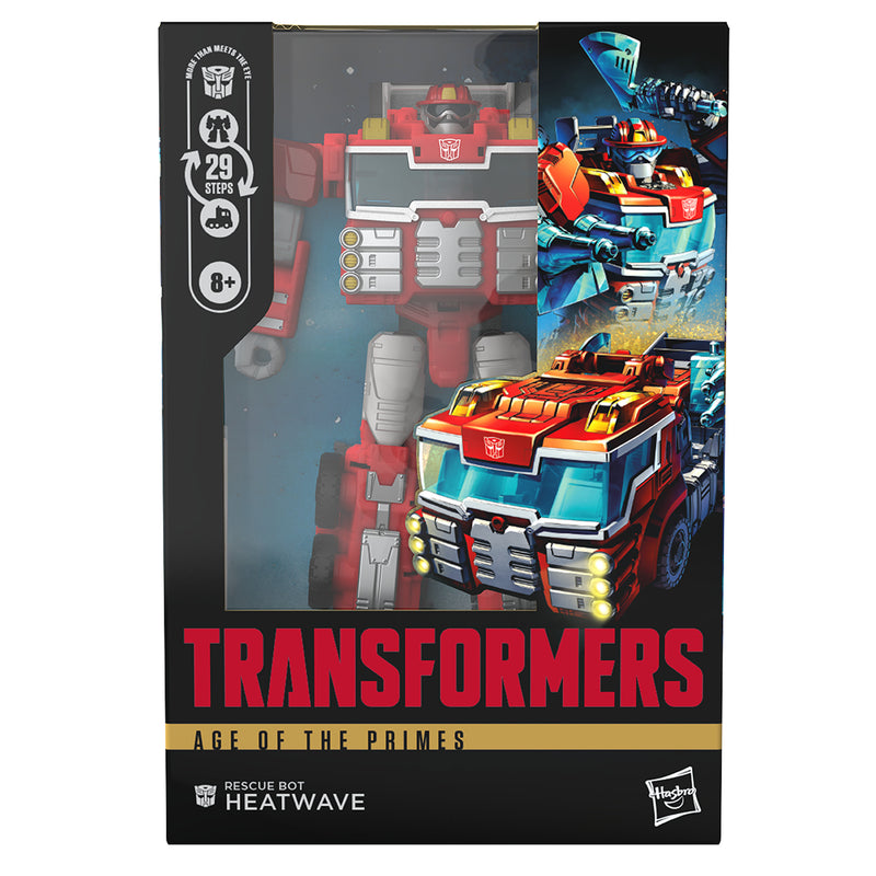 Transformers Age of the Primes Voyager Class Rescue Bot Heatwave (preorder Aug 2025) - Collectables > Action Figures > toy -  Hasbro