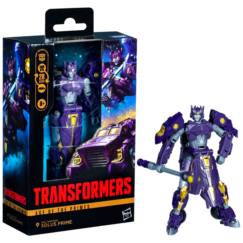 Transformers Age of the Primes Deluxe Class The Thirteen Solus Prime (preorder June 2025) - Action figure -  Hasbro