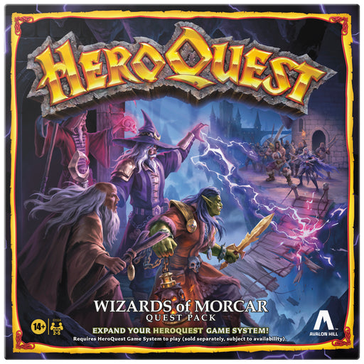 Avalon Hill - HeroQuest  - Wizards of Morcar Quest Pack (preorder Q1 2026) - Board Games -  Hasbro