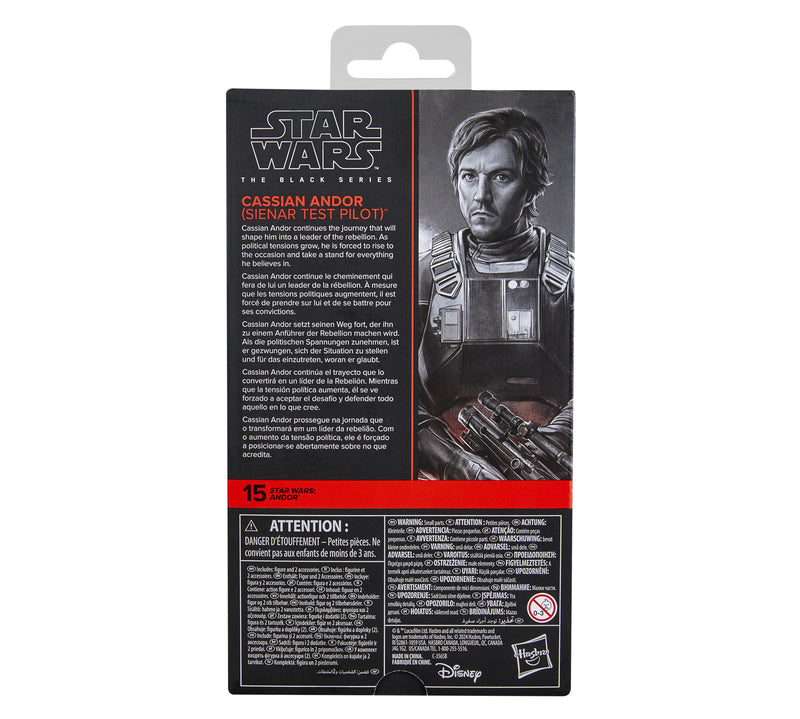 Star Wars The Black Series Cassian Andor (Sienar Test Pilot) - Collectables > Action Figures > toys -  Hasbro