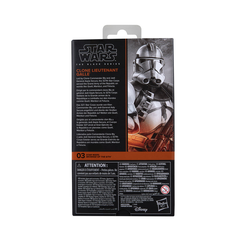 Star Wars The Black Series - Clone Lieutenant Galle (Preorder Nov/Dec 2025) - Collectables > Action Figures > toys -  Hasbro