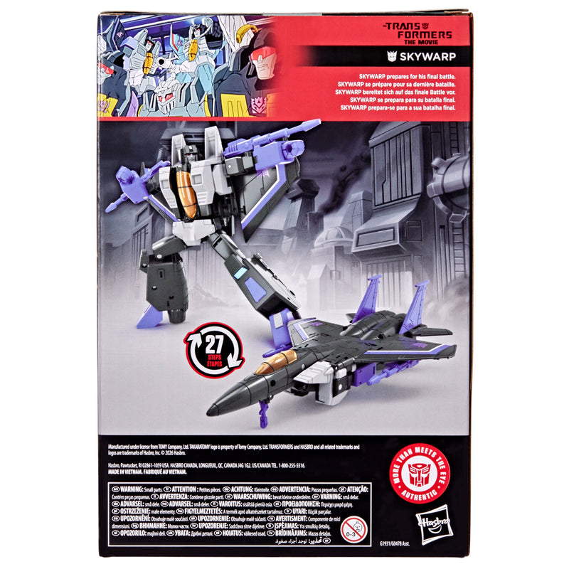 The Transformers: The Movie Voyager Class Skywarp (Preorder Aug 2026) - Collectables > Action Figures > toys -  Hasbro