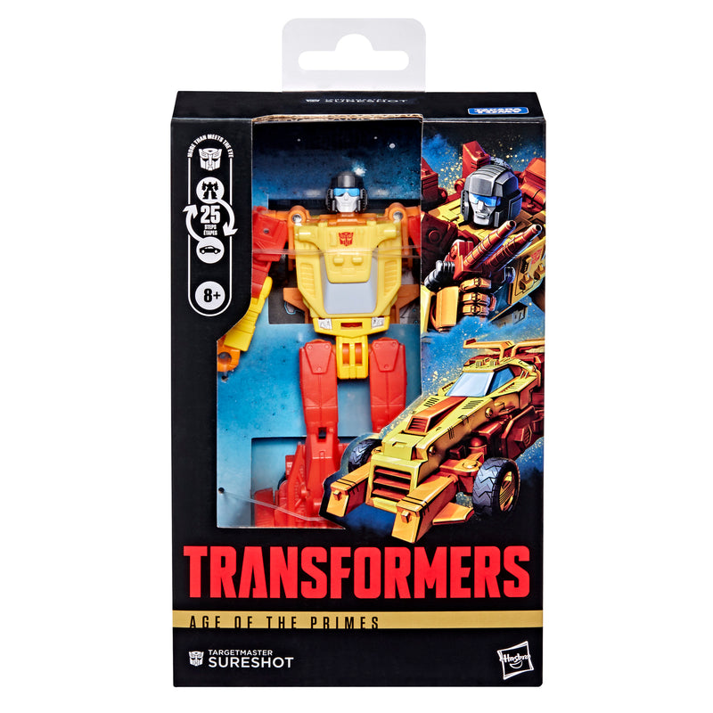 Transformers Age of the Primes Deluxe Class Targetmaster Sureshot (Preorder Feb 2026) - Collectables > Action Figures > toys -  Hasbro
