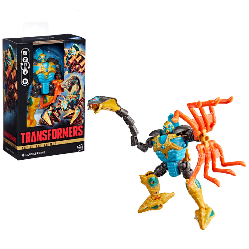 Transformers Age of the Primes Deluxe Class Quickstrike (Preorder Feb 2026) - Collectables > Action Figures > toys -  Hasbro