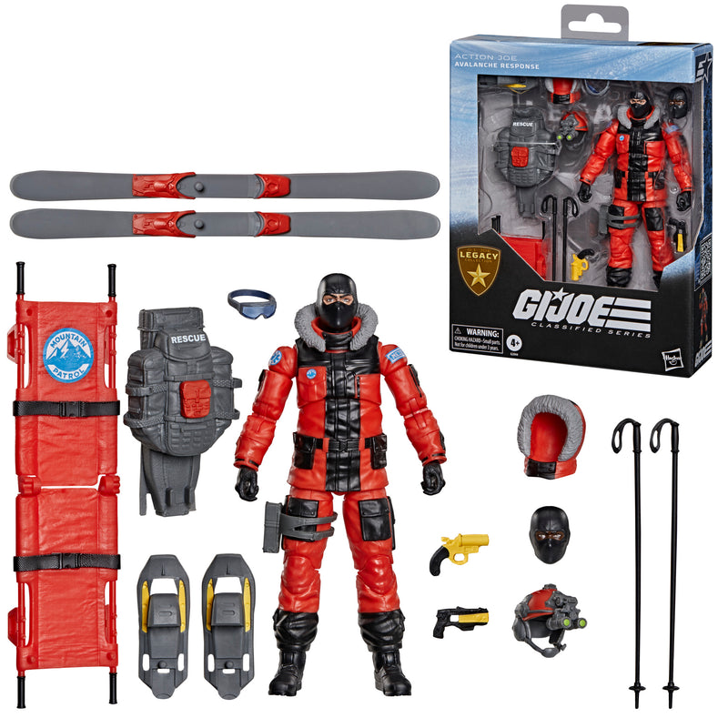 G.I. Joe Classified Series Legacy Collection: Action Joe - Avalanche Response - Collectables > Action Figures > toys -  Hasbro