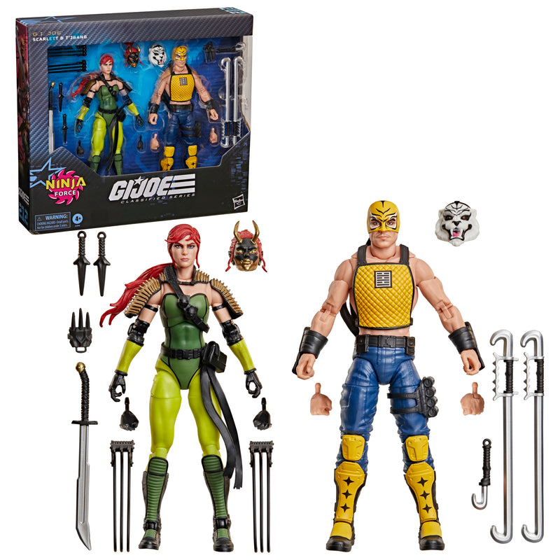 G.I. Joe Classified Series #212 Ninja Force Scarlett and T'Jbang - Collectables > Action Figures > toys -  Hasbro