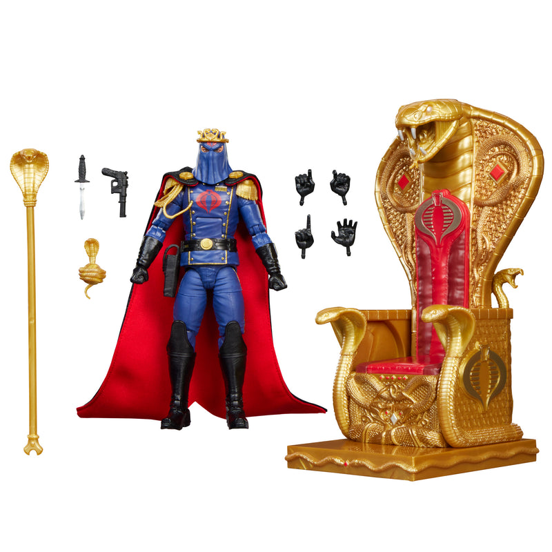 G.I. Joe Classified Series #221 Cobra Commander in dress uniform & throne - Collectables > Action Figures > toys -  Hasbro