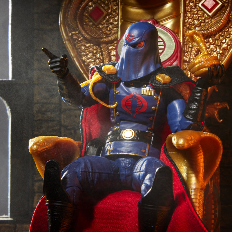 G.I. Joe Classified Series #221 Cobra Commander in dress uniform & throne - Collectables > Action Figures > toys -  Hasbro