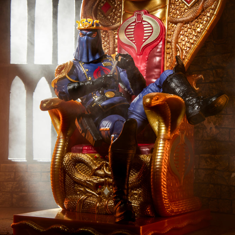 G.I. Joe Classified Series #221 Cobra Commander in dress uniform & throne - Collectables > Action Figures > toys -  Hasbro