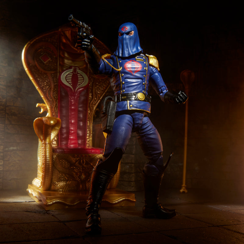 G.I. Joe Classified Series #221 Cobra Commander in dress uniform & throne - Collectables > Action Figures > toys -  Hasbro