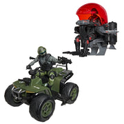 G.I. Joe Classified Series #218 Snake Eyes & Varmint ATV Vs. Stealth Viper & Cobra Stealth Flight Pod (Trubble Bubble) - Collectables > Action Figures > toys -  Hasbro
