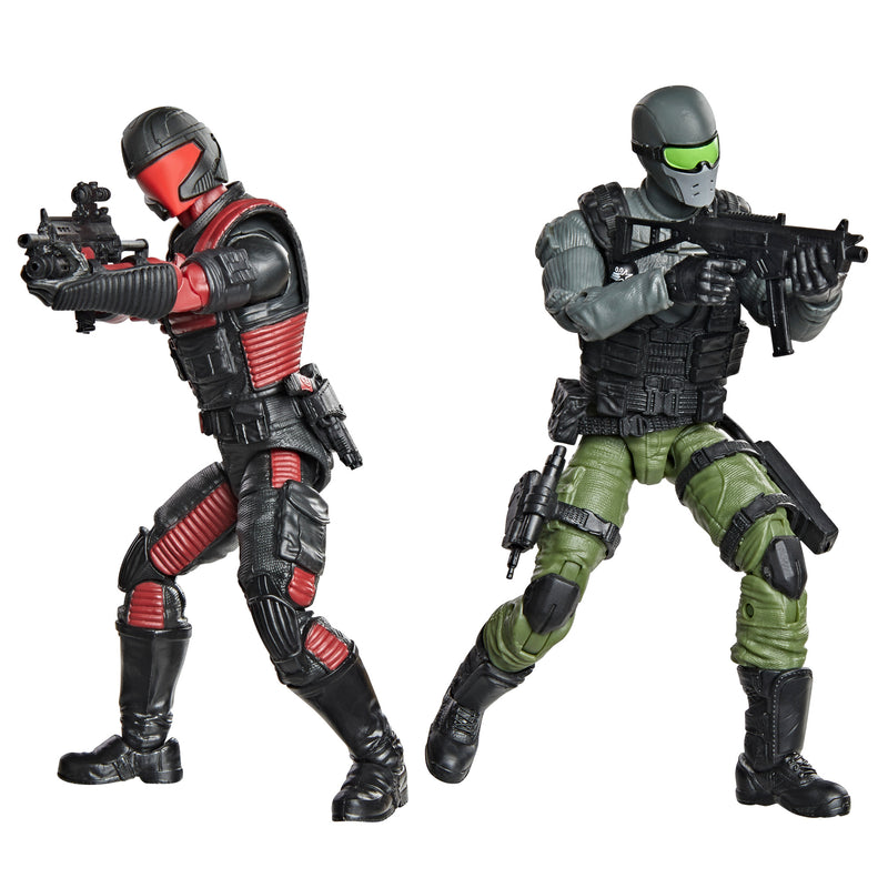 G.I. Joe Classified Series #218 Snake Eyes & Varmint ATV Vs. Stealth Viper & Cobra Stealth Flight Pod (Trubble Bubble) - Collectables > Action Figures > toys -  Hasbro