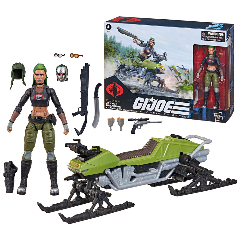 G.I. Joe Classified Series #194 Zanya and Dreadnok Chameleon (Swamp Skier) Vehicle (Preorder May 2026) - Collectables > Action Figures > toys -  Hasbro