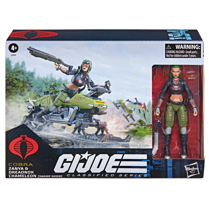 G.I. Joe Classified Series #194 Zanya and Dreadnok Chameleon (Swamp Skier) Vehicle (Preorder May 2026) - Collectables > Action Figures > toys -  Hasbro