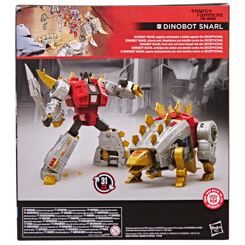 The Transformers: The Movie Leader Class Dinobot Snarl (Preorder May 2026) - Collectables > Action Figures > toys -  Hasbro