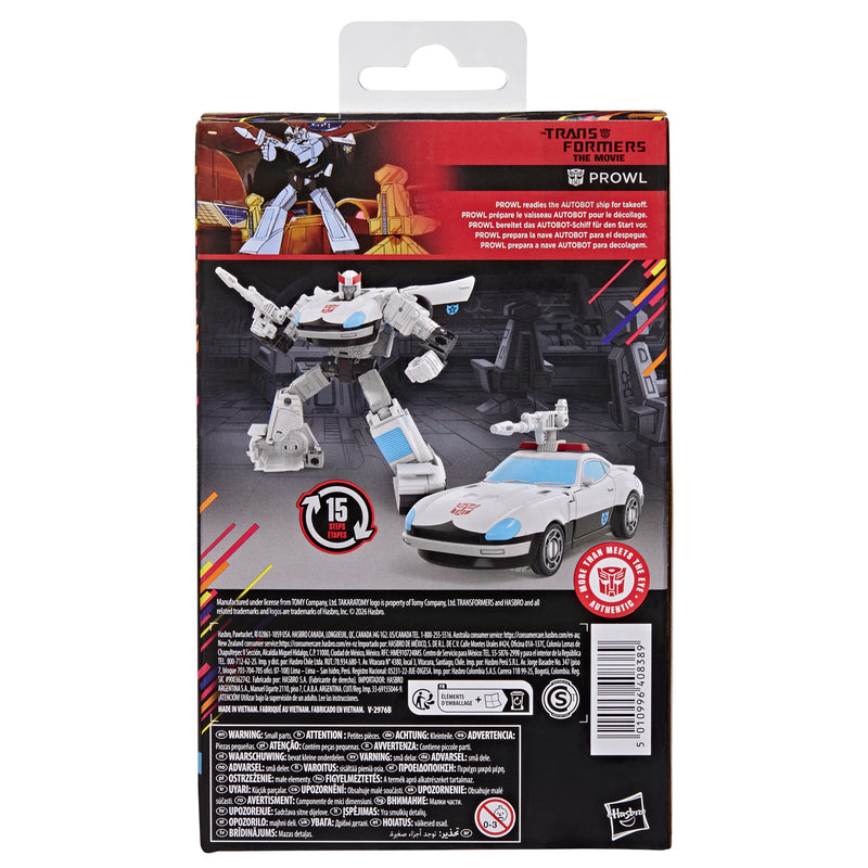 Transformers Studio Series MTMTE Collection The Transformers: The Movie Deluxe Class Prowl - Exclusive - Collectables > Action Figures > toy -  Hasbro