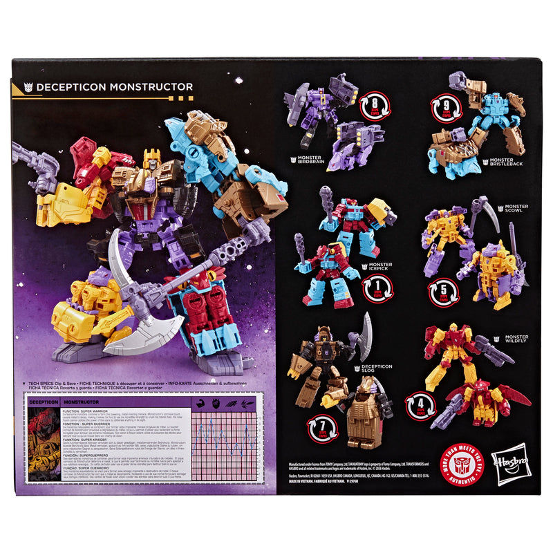 Transformers Age of the Primes Decepticon Monstructor (Preorder Aug 2026) - Collectables > Action Figures > toys -  Hasbro