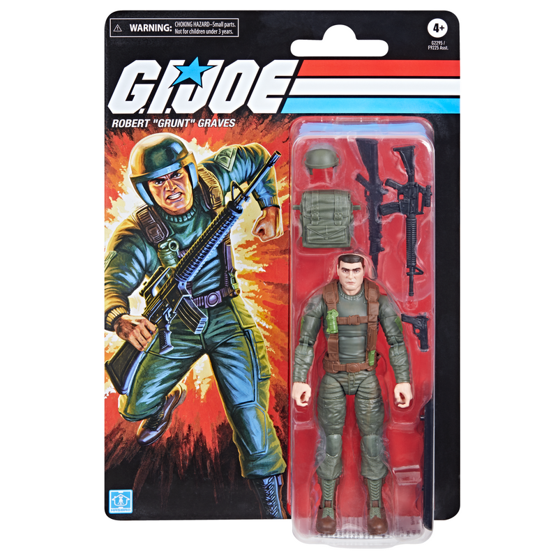 G.I. Joe Classified Series Retro Cardback Robert "Grunt" Graves (Preorder Jul 2026) - Collectables > Action Figures > toys -  Hasbro