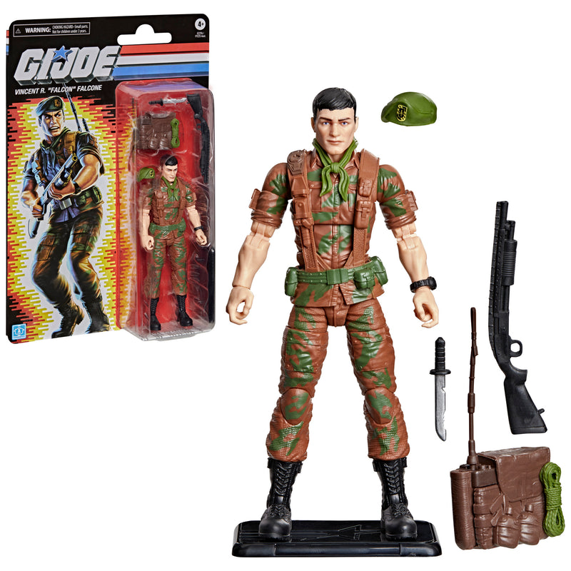 G.I. Joe Classified Series Retro Cardback Vincent R. "Falcon" Falcone - Collectables > Action Figures > toys -  Hasbro