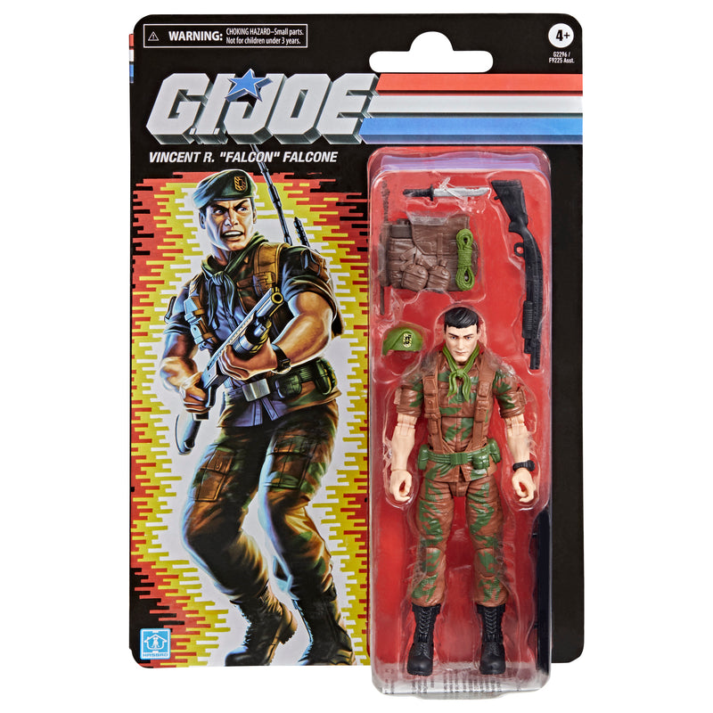 G.I. Joe Classified Series Retro Cardback Vincent R. "Falcon" Falcone - Collectables > Action Figures > toys -  Hasbro
