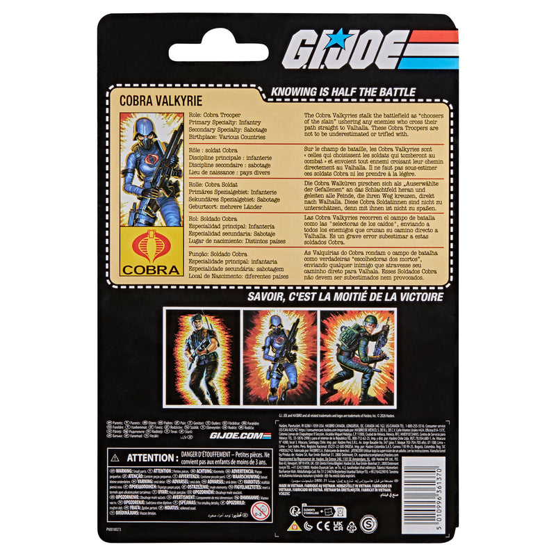 G.I. Joe Classified Series Retro Cardback Cobra Valkyrie - Collectables > Action Figures > toys -  Hasbro