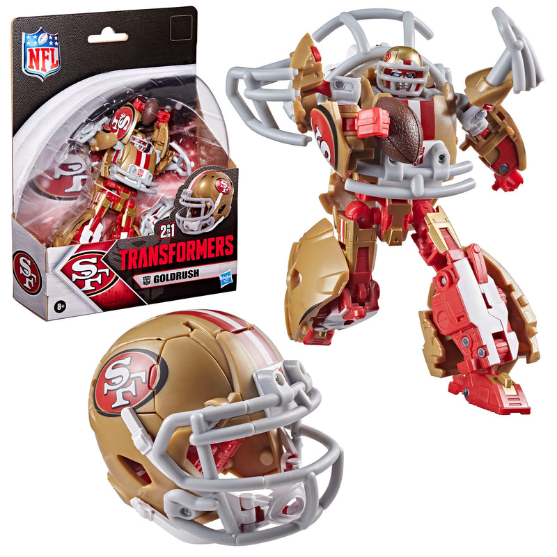 Transformers NFL San Francisco 49ers Goldrush (Preorder Aug 2026) - Collectables > Action Figures > toys -  Hasbro