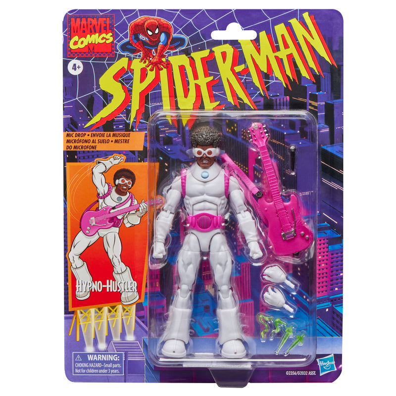 Marvel Legends Series - Retro Cardback Spider-man - Hypno-Hustler ( Preorder Feb 2026) - Collectables > Action Figures > toys -  Hasbro