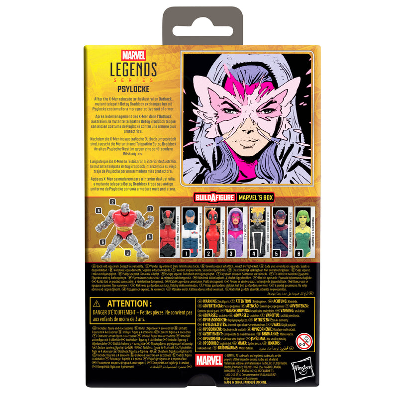 Marvel Legends Series Psylocke - Box BAF (Preorder Aug 2026) - Collectables > Action Figures > toys -  Hasbro