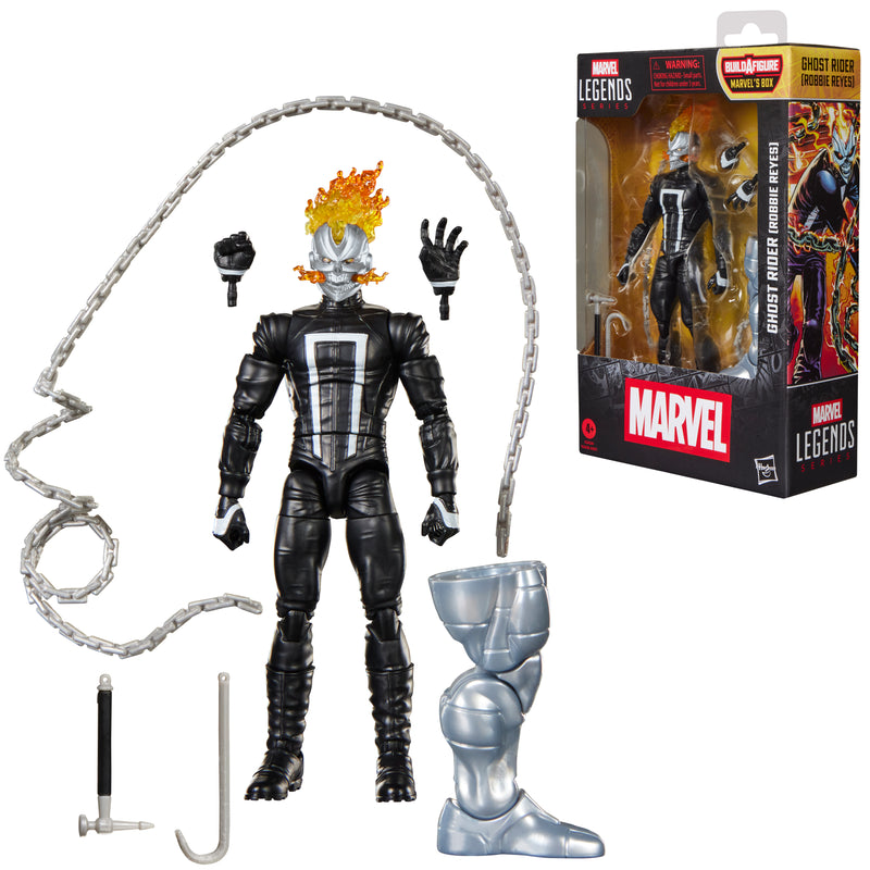 Marvel Legends Series Ghost Rider (Robbie Reyes) - Box BAF (Preorder Aug 2026) - Collectables > Action Figures > toys -  Hasbro
