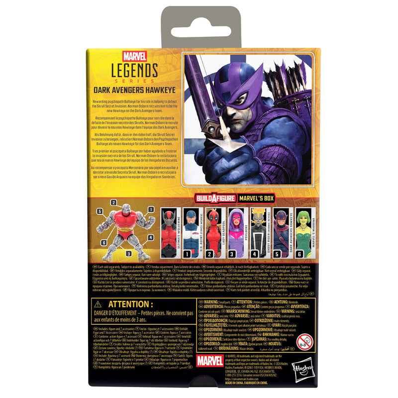 Marvel Legends Series Dark Avengers Hawkeye - Box BAF (Preorder Aug 2026) - Collectables > Action Figures > toys -  Hasbro