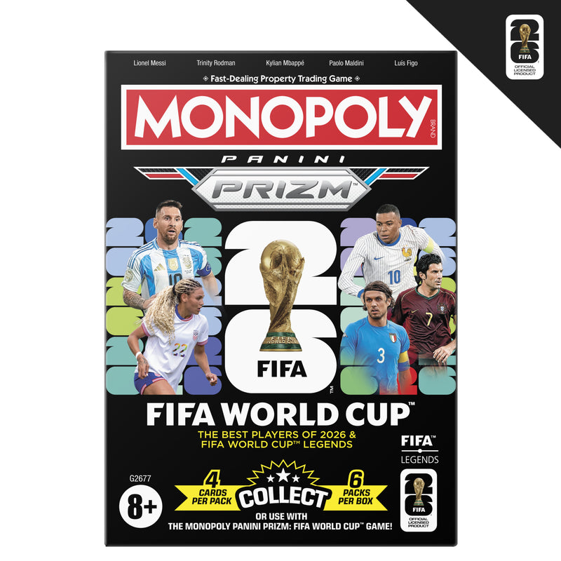 Monopoly Panini Prizm: FIFA World Cup Booster Box (Preorder Mar 2026) - Card Games > Collectables > TCG > CCG -  Hasbro